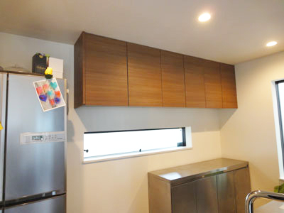 吊戸を設置して収納量ＵＰ！